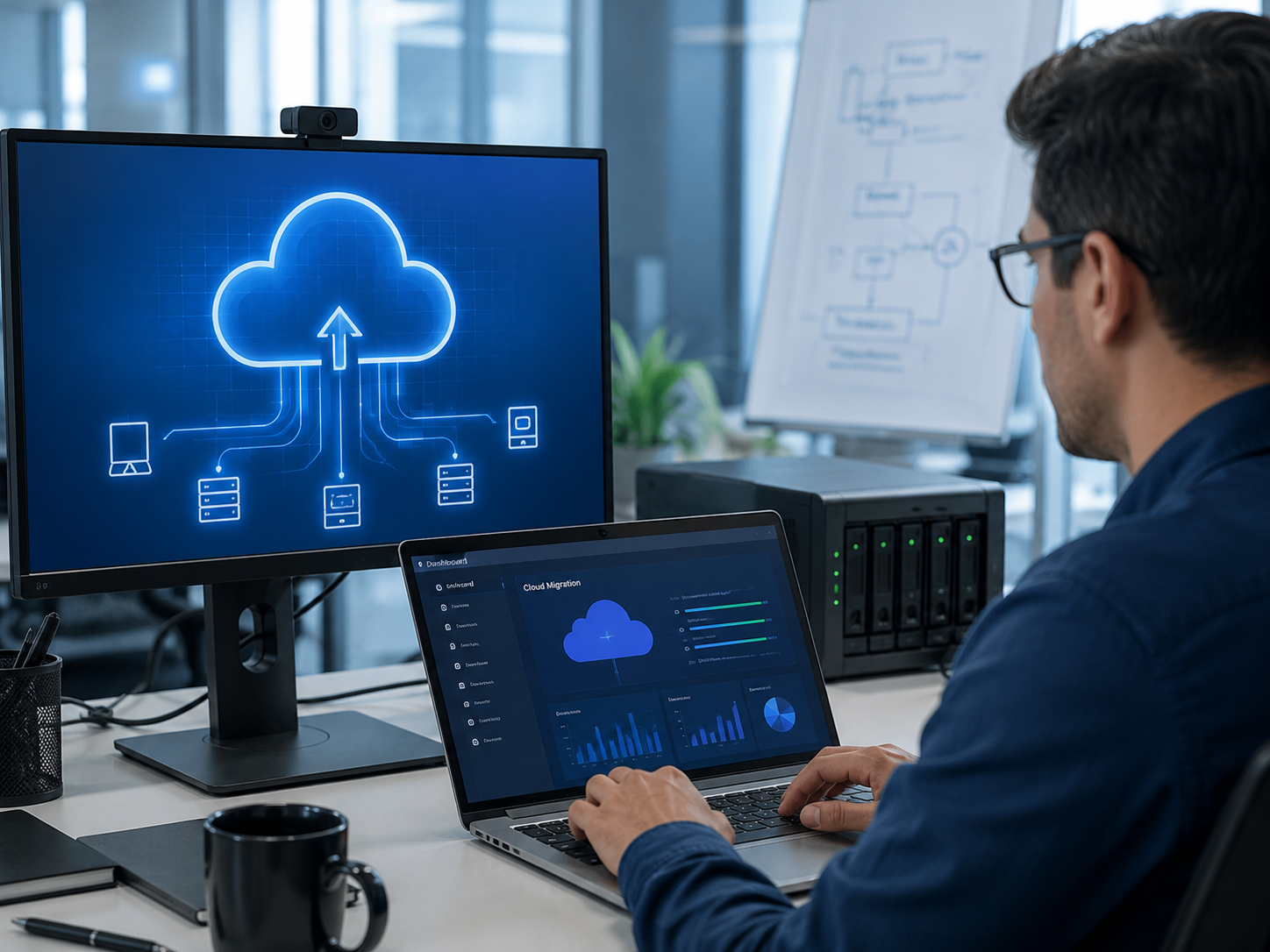 Migración a la nube para empresa de servicios